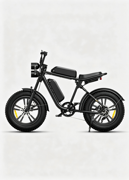 Rower elektryczny w stylu motocykla M20
