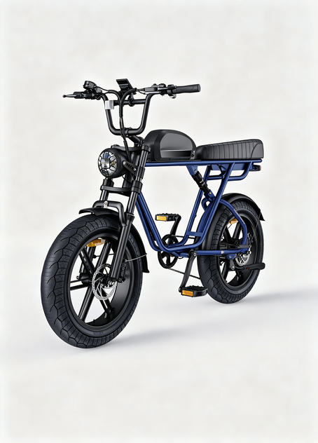 Rower elektryczny w stylu motocykla M1