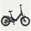Negro-Bicicleta eléctrica L20 3.0 Boost